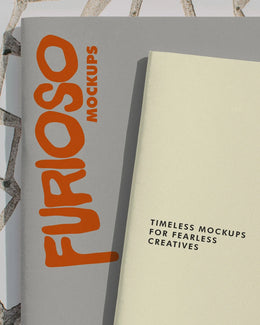 Notebook Mockup 03UC PSD mockup from the Urban Collection – FURIOSO