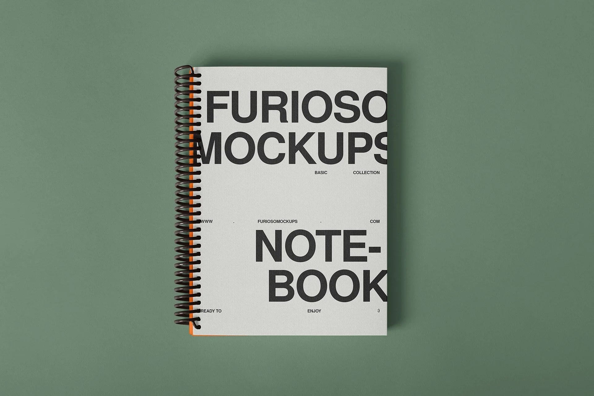 Notepad Mockup 04FM PSD mockup from the Basic Collection – FURIOSO