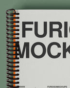 Notepad Mockup 04FM PSD mockup from the Basic Collection – FURIOSO