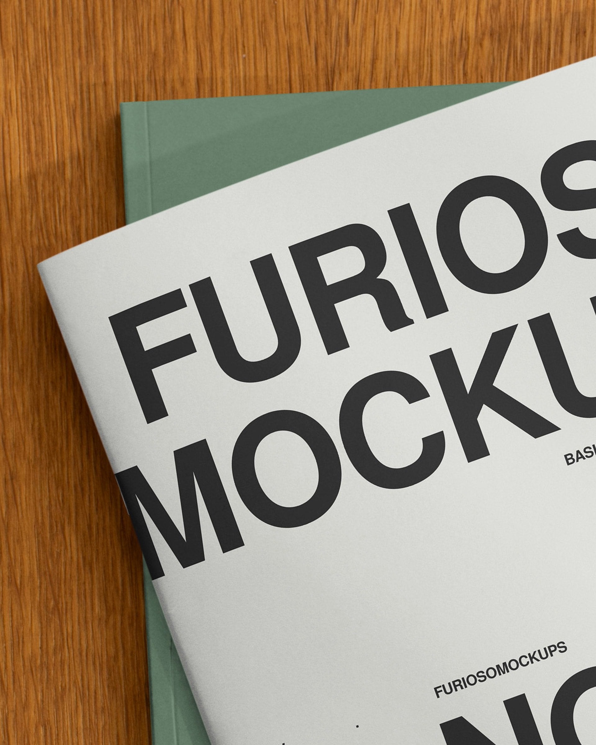 Notepad Mockup 06FM PSD mockup from the Basic Collection – FURIOSO