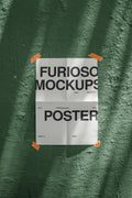 Poster Mockup 01FM PSD mockup from the Basic Collection – FURIOSO