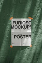 Poster Mockup 01FM PSD mockup from the Basic Collection – FURIOSO