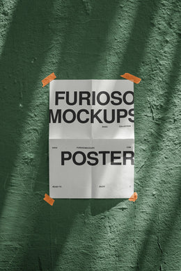 Poster Mockup 01FM PSD mockup from the Basic Collection – FURIOSO