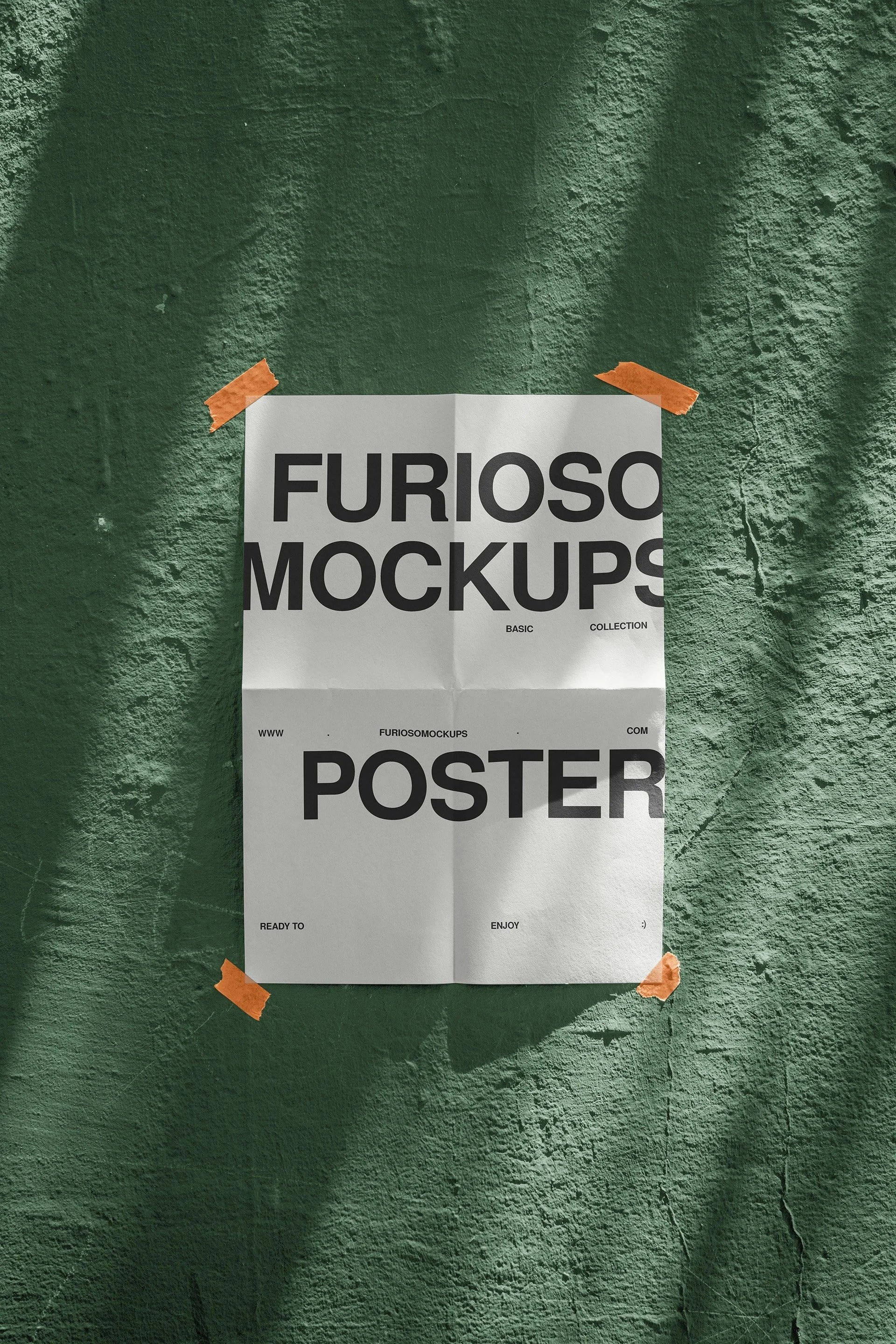 Poster Mockup 01FM PSD mockup from the Basic Collection – FURIOSO