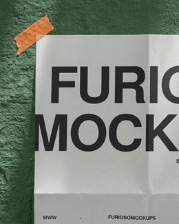 Poster Mockup 01FM PSD mockup from the Basic Collection – FURIOSO