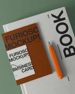 Stationery Mockup 01FM PSD mockup from the Basic Collection – FURIOSO