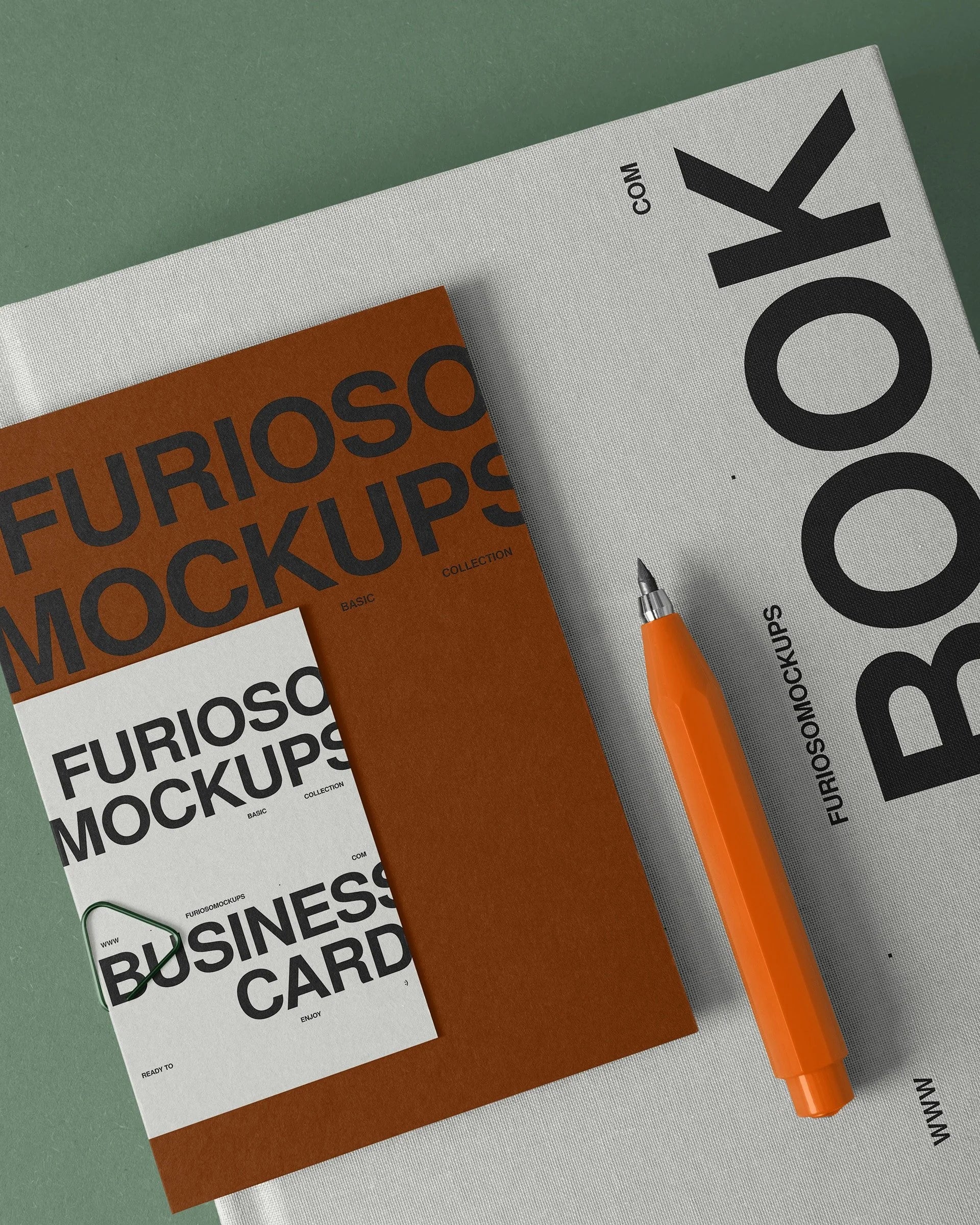 Stationery Mockup 01FM PSD mockup from the Basic Collection – FURIOSO
