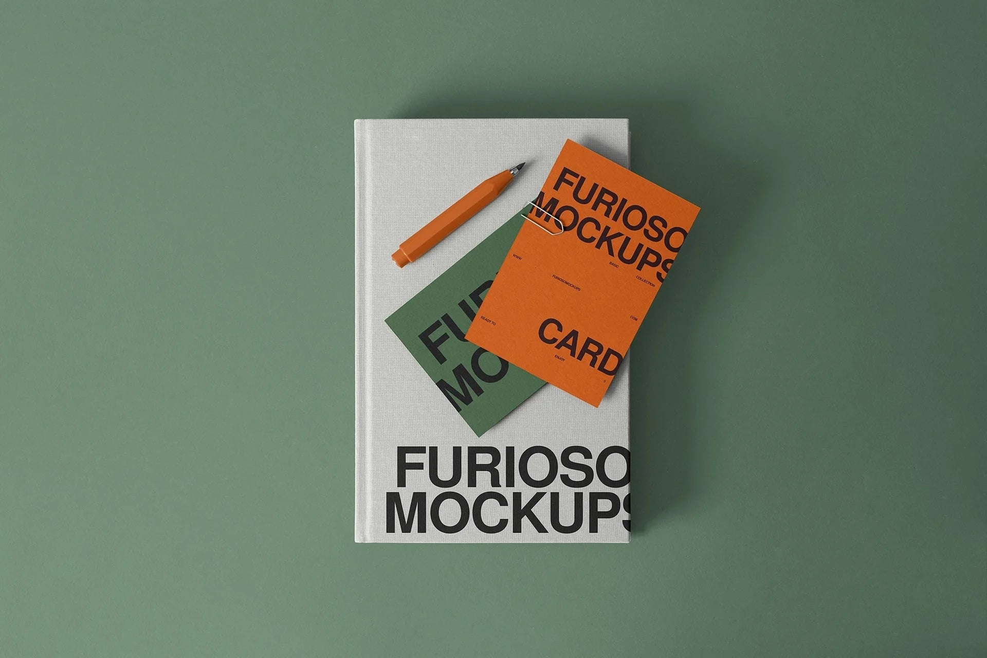 Stationery Mockup 02FM PSD mockup from the Basic Collection – FURIOSO