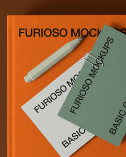Stationery Mockup 02FM PSD mockup from the Basic Collection – FURIOSO