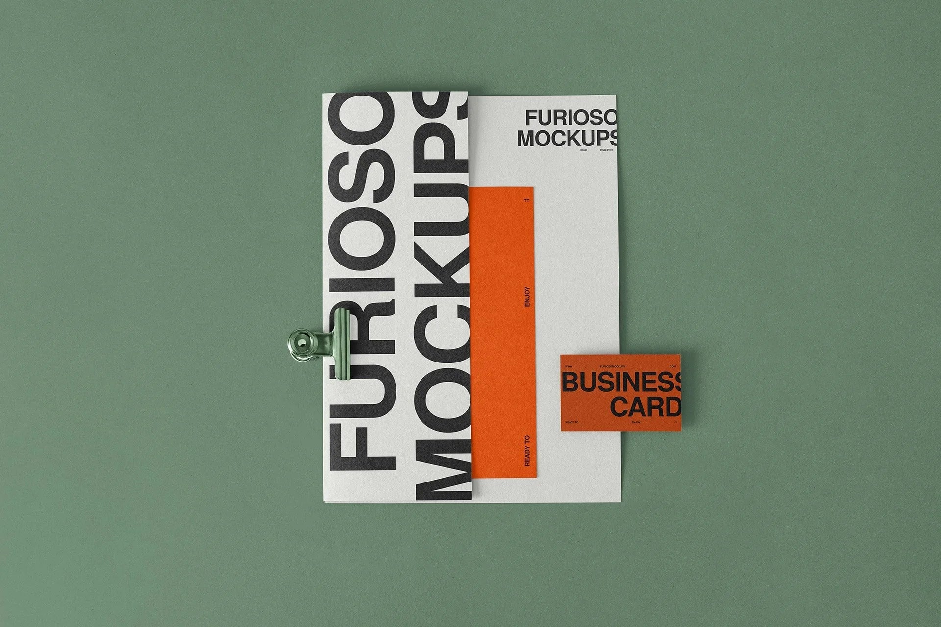 Stationery Mockup 03FM PSD mockup from the Basic Collection – FURIOSO