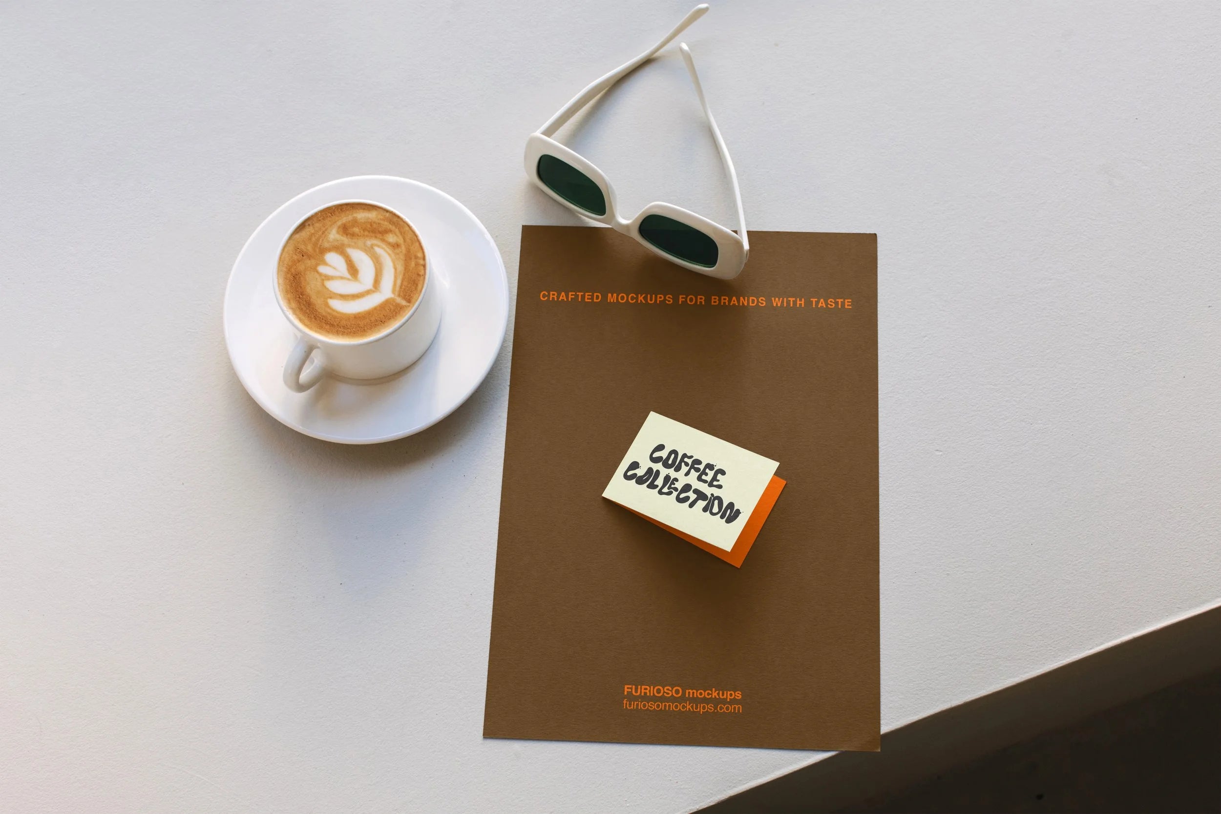 Stationery Mockup 05CC PSD mockup from the Coffee Collection – FURIOSO