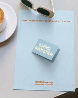 Stationery Mockup 05CC PSD mockup from the Coffee Collection – FURIOSO