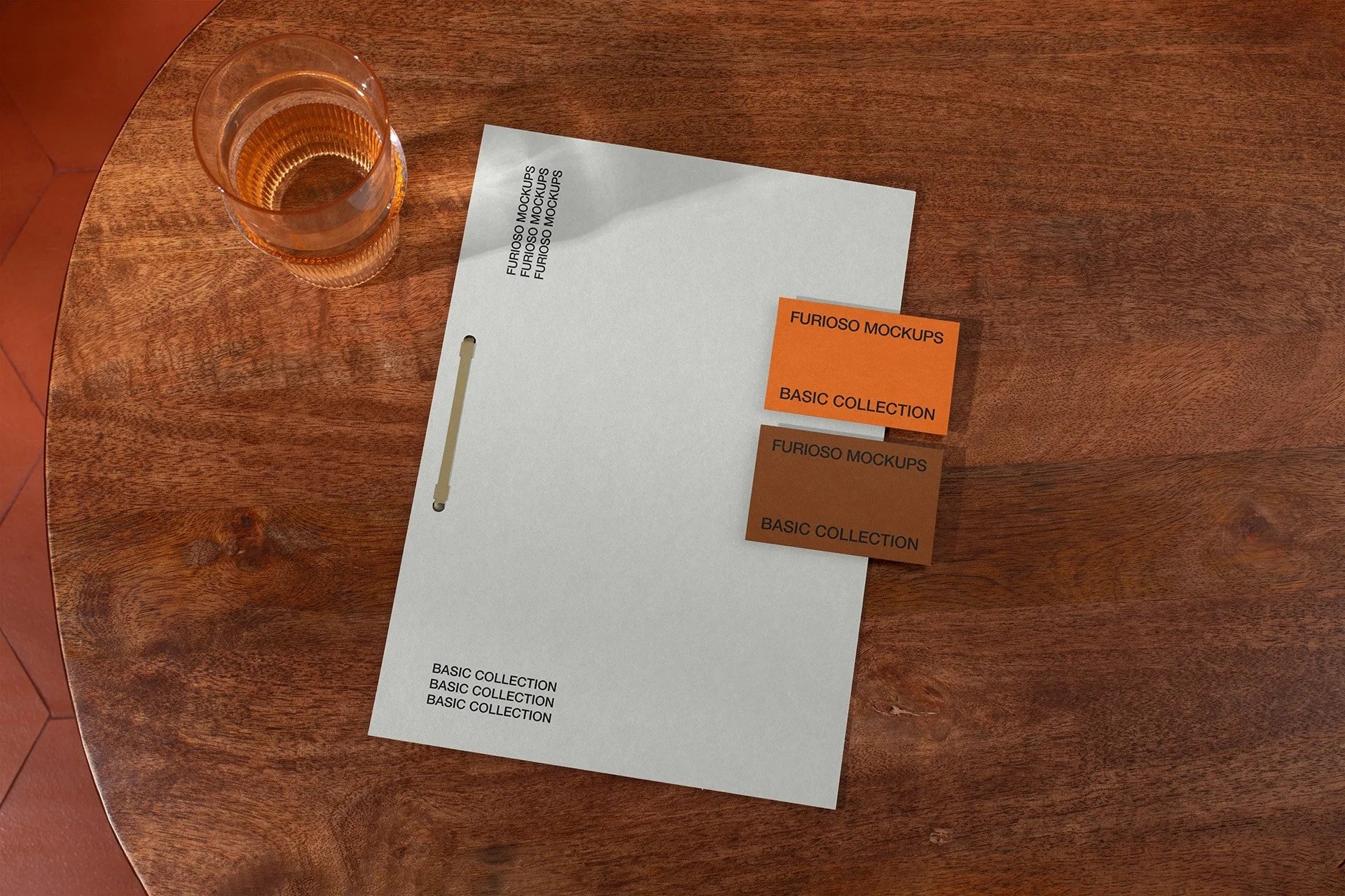 Stationery Mockup 05FM PSD mockup from the Basic Collection – FURIOSO