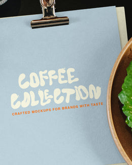 Stationery Mockup 07CC PSD mockup from the Coffee Collection – FURIOSO