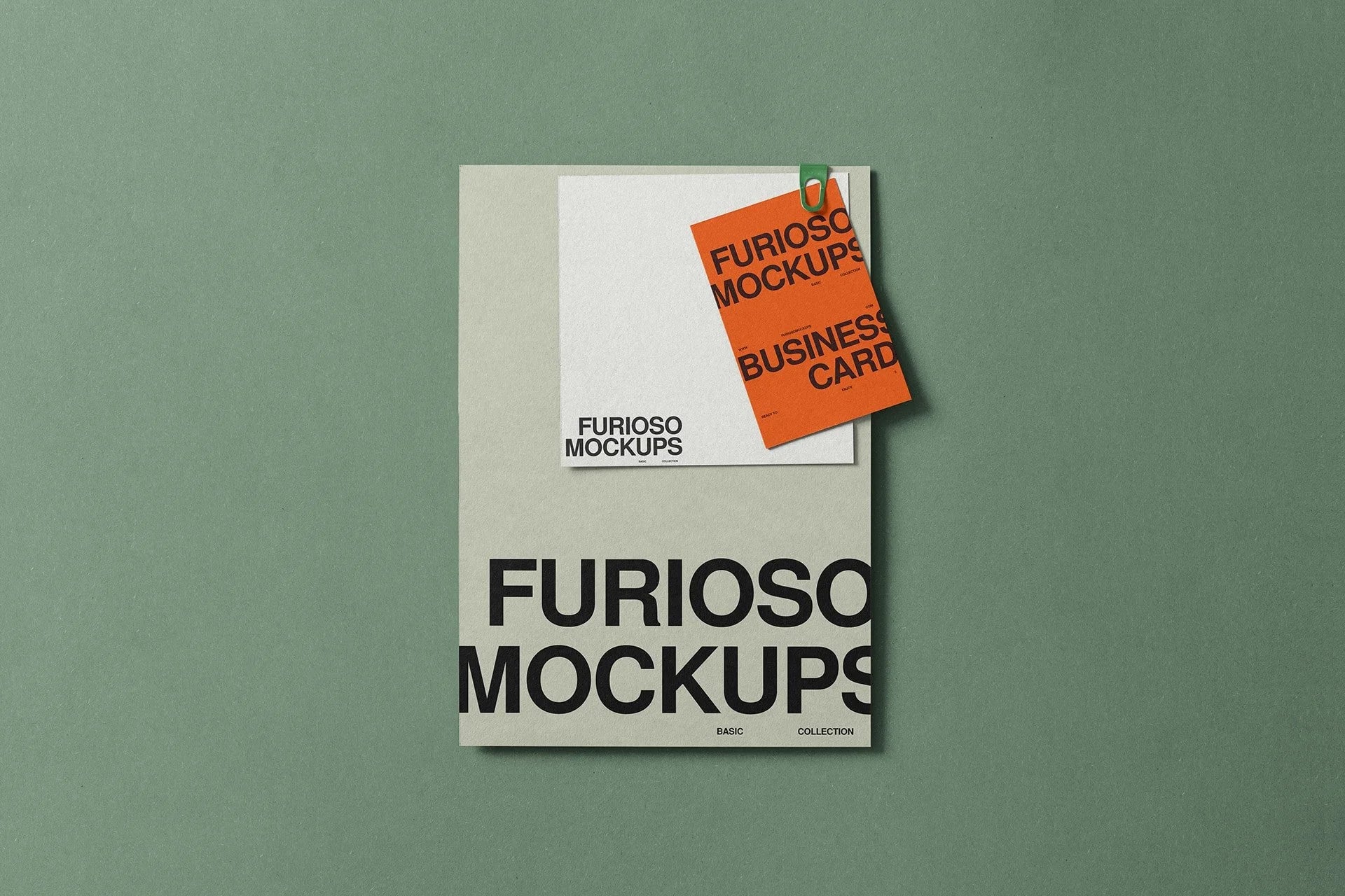 Stationery Mockup 08FM PSD mockup from the Basic Collection – FURIOSO