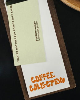 Stationery Mockup 10CC PSD mockup from the Coffee Collection – FURIOSO