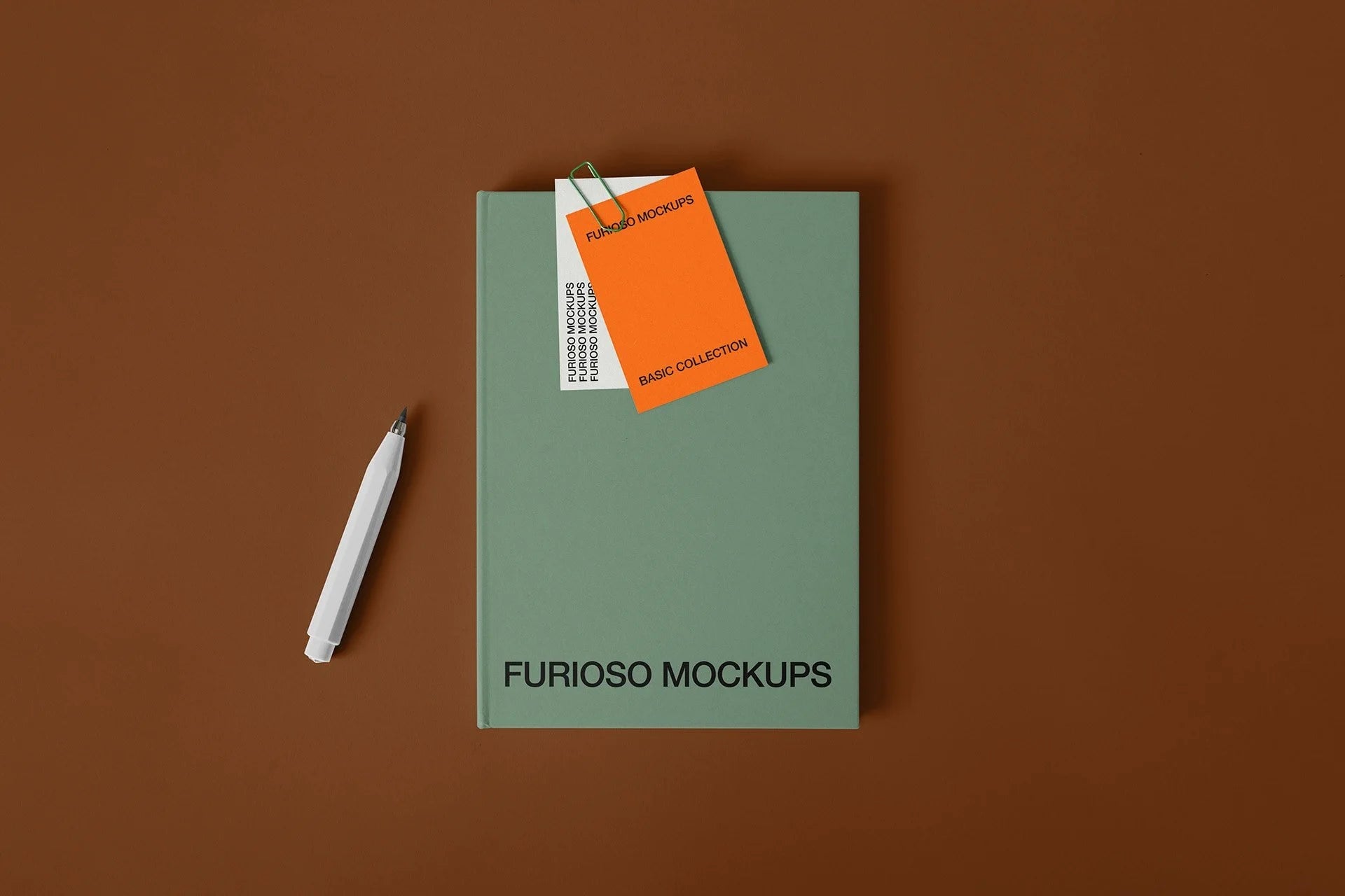 Stationery Mockup 15FM PSD mockup from the Basic Collection – FURIOSO