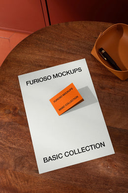 Stationery Mockup 17FM PSD mockup from the Basic Collection – FURIOSO