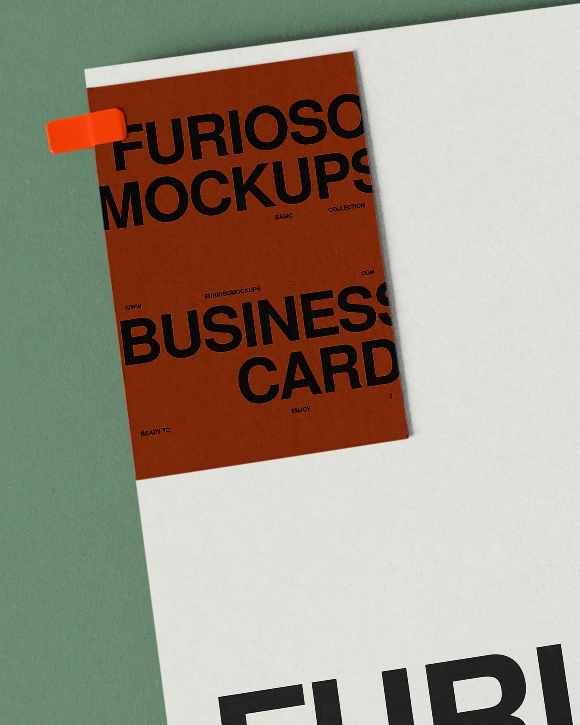 Stationery Mockup 23FM PSD mockup from the Basic Collection – FURIOSO