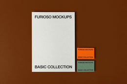 Stationery Mockup 26FM PSD mockup from the Basic Collection – FURIOSO
