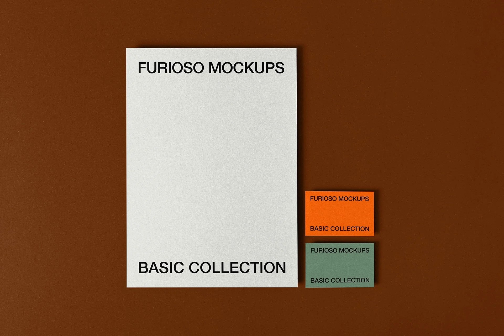 Stationery Mockup 26FM PSD mockup from the Basic Collection – FURIOSO