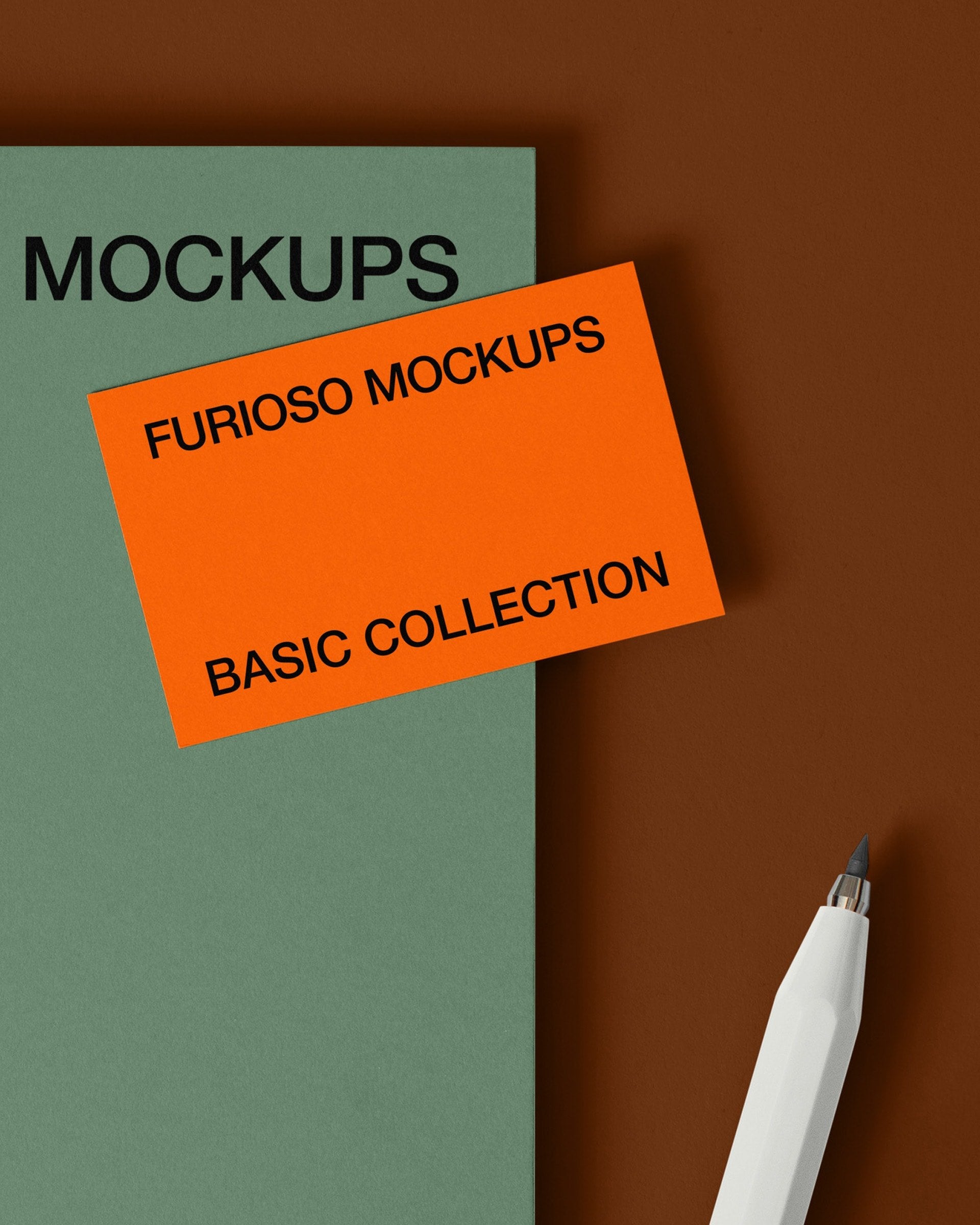 Stationery Mockup 27FM PSD mockup from the Basic Collection – FURIOSO