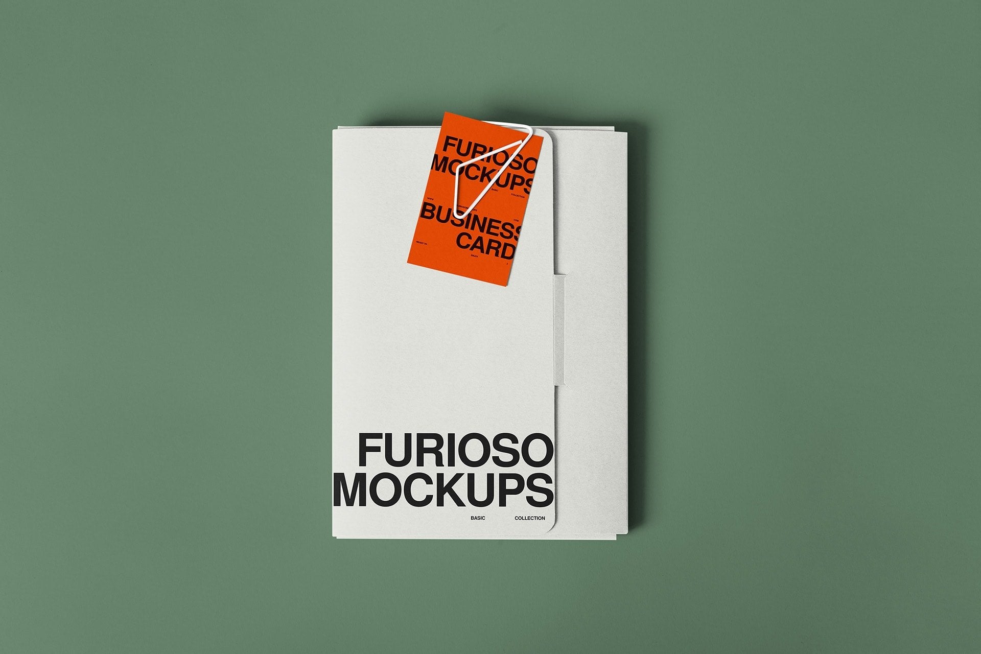 Stationery Mockup 30FM PSD mockup from the Basic Collection – FURIOSO