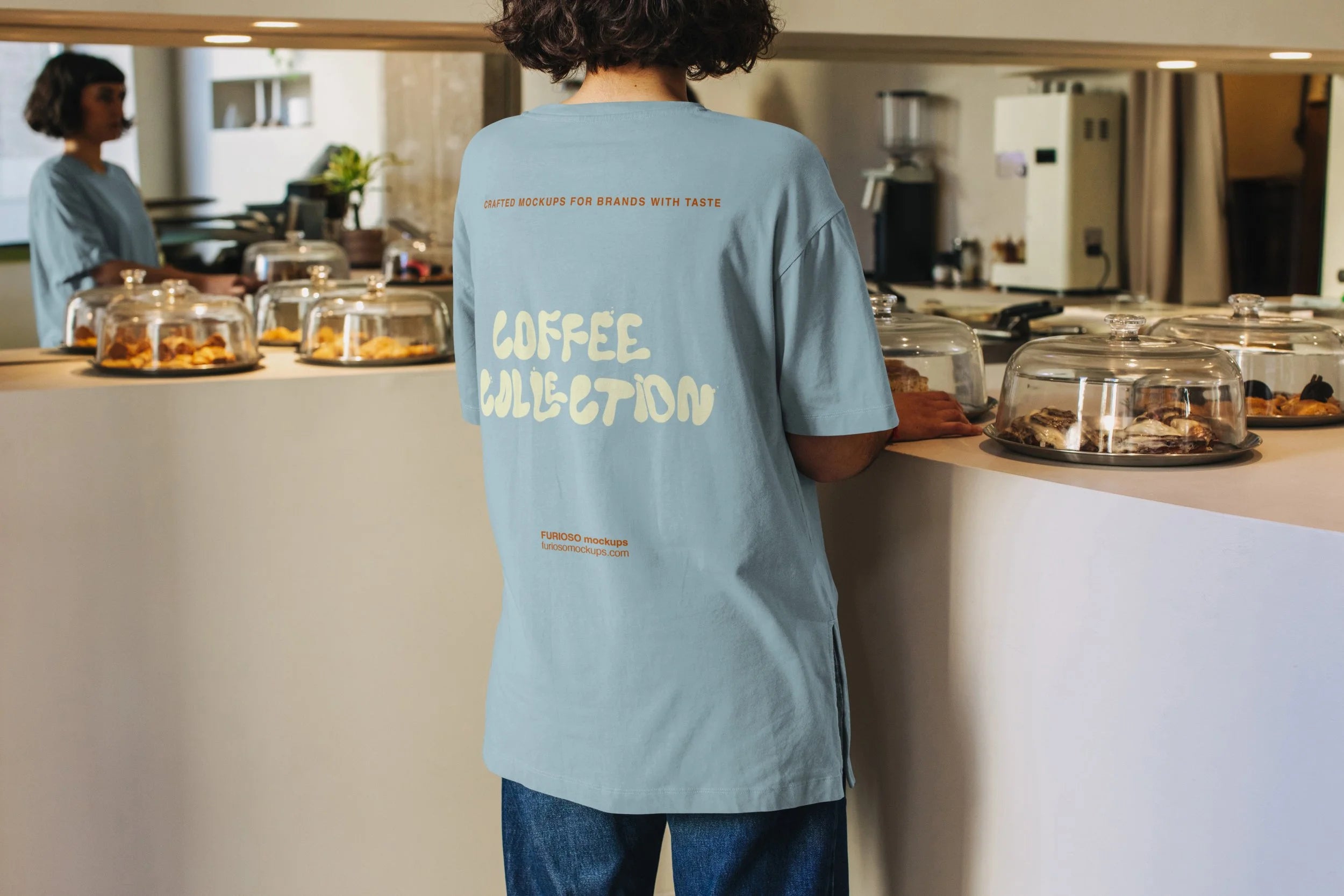 T-Shirt Mockup 01CC PSD mockup from the Coffee Collection – FURIOSO