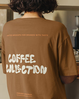 T-Shirt Mockup 01CC PSD mockup from the Coffee Collection – FURIOSO
