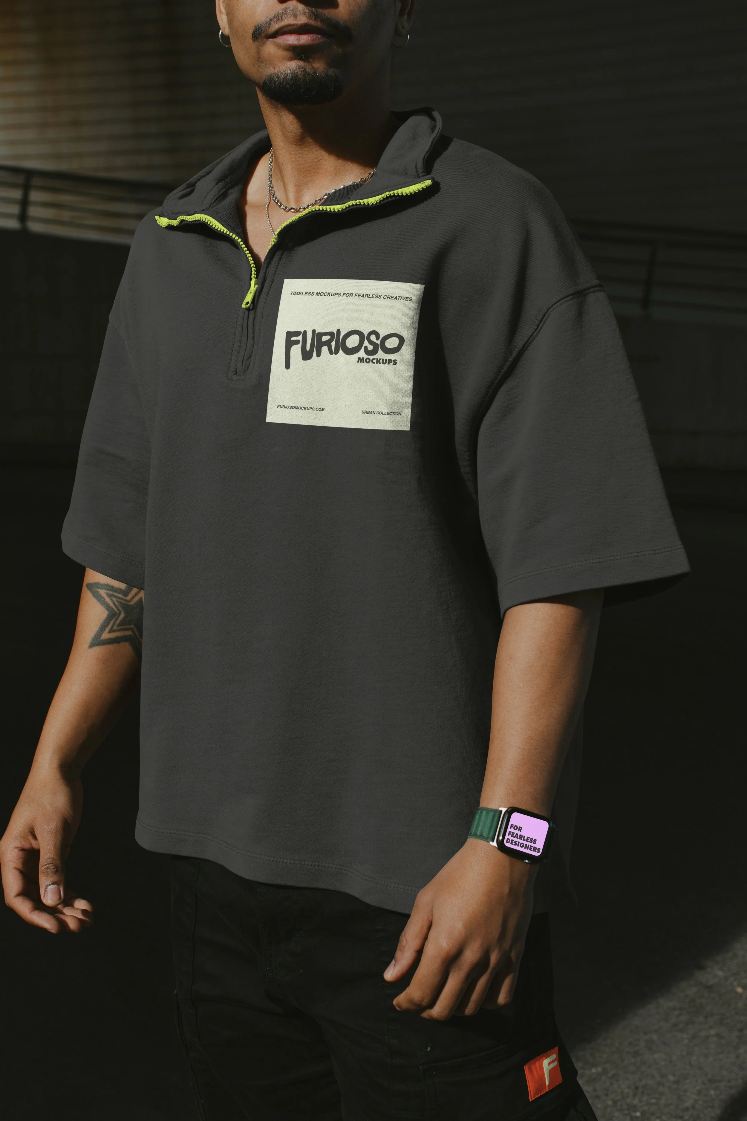 T-Shirt Mockup 01UC PSD mockup from the Urban Collection – FURIOSO
