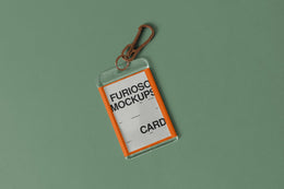 ID Badge Mockup 04FM PSD mockup from the Basic Collection – FURIOSO