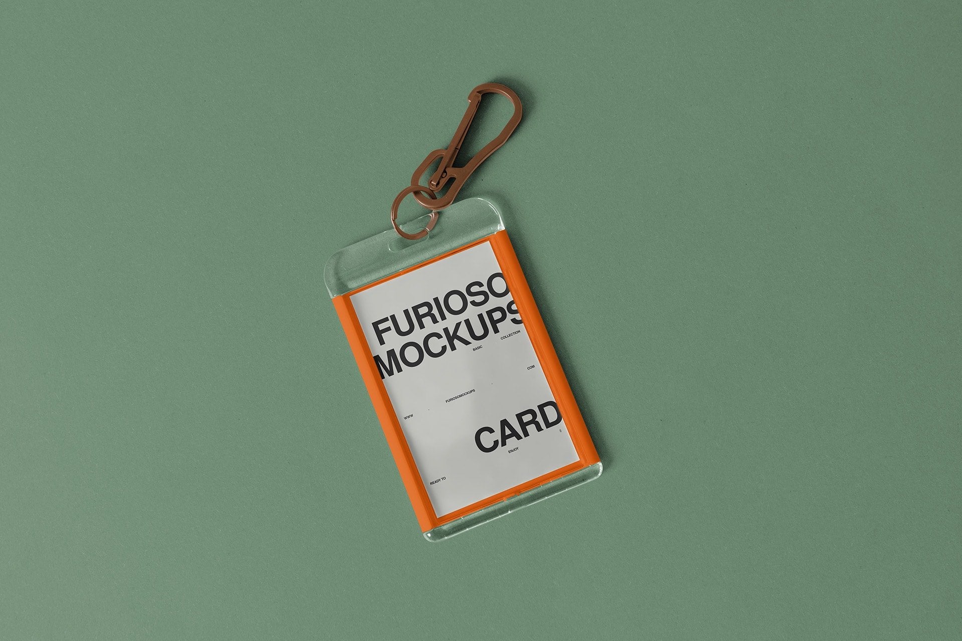 ID Badge Mockup 04FM PSD mockup from the Basic Collection – FURIOSO
