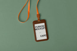 ID Badge Mockup 05FM PSD mockup from the Basic Collection – FURIOSO
