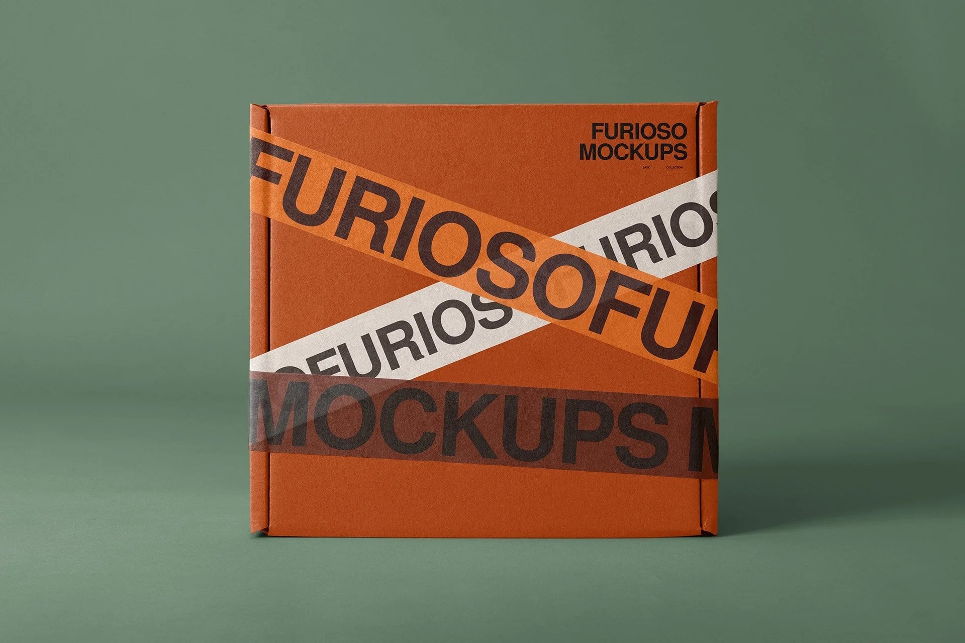 Tape Mockup 01FM PSD mockup from the Basic Collection – FURIOSO