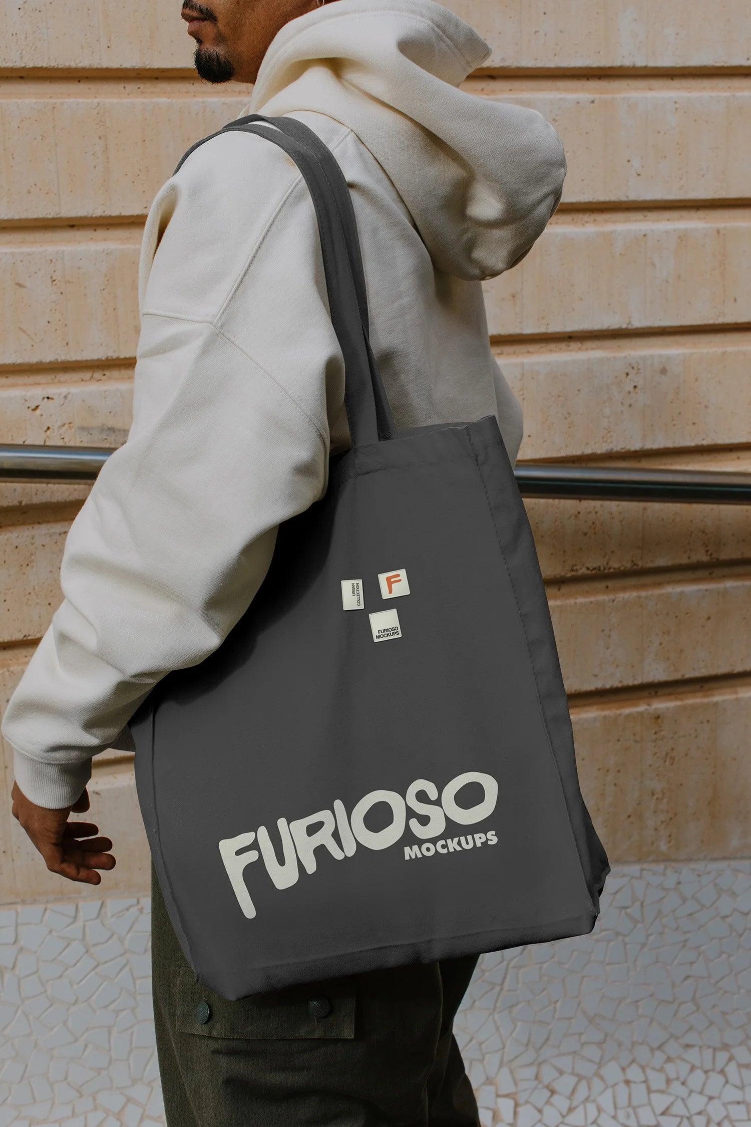 Tote Bag Mockup 03UC PSD mockup from the Urban Collection – FURIOSO
