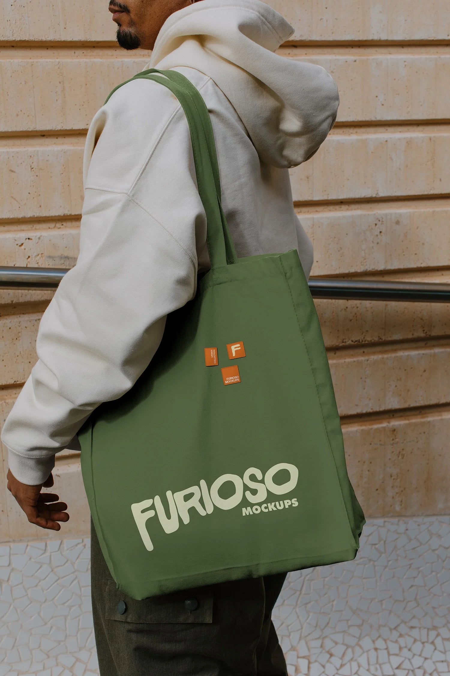 Tote Bag Mockup 03UC PSD mockup from the Urban Collection – FURIOSO