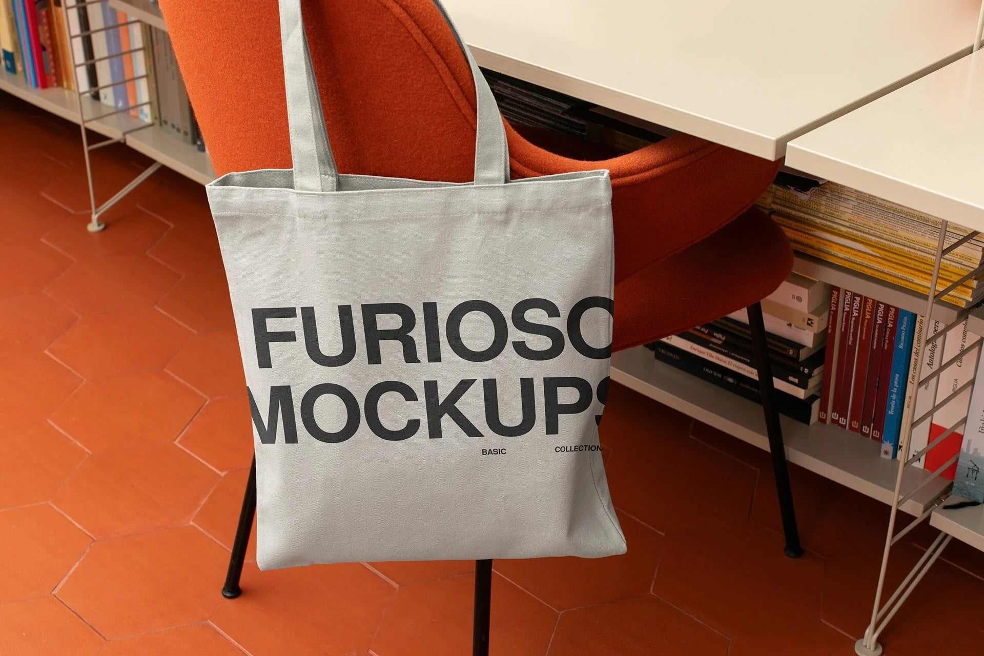 Tote Bag Mockup 04FM PSD mockup from the Basic Collection – FURIOSO