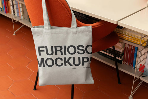 Tote Bag Mockup 04FM PSD mockup from the Basic Collection – FURIOSO
