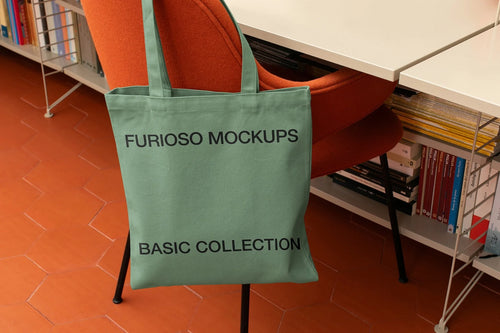 Tote Bag Mockup 04FM PSD mockup from the Basic Collection – FURIOSO