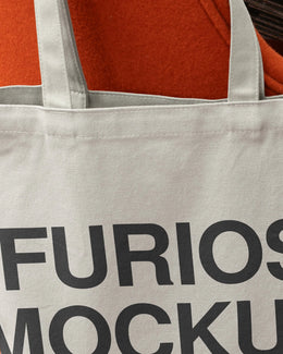 Tote Bag Mockup 04FM PSD mockup from the Basic Collection – FURIOSO
