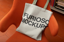 Tote Bag Mockup 06FM PSD mockup from the Basic Collection – FURIOSO