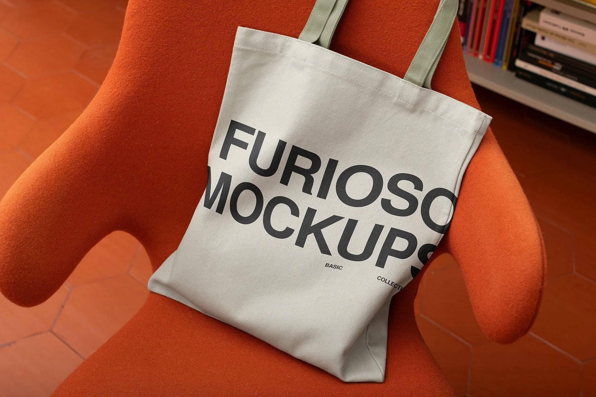 Tote Bag Mockup 06FM PSD mockup from the Basic Collection – FURIOSO