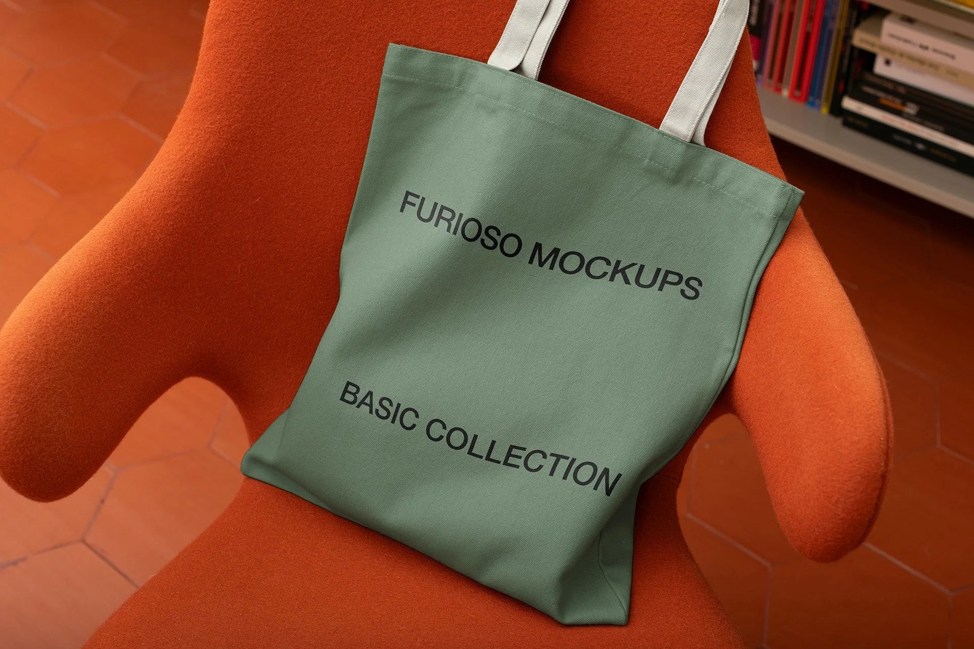 Tote Bag Mockup 06FM PSD mockup from the Basic Collection – FURIOSO