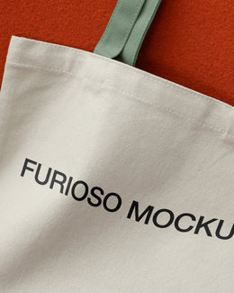 Tote Bag Mockup 06FM PSD mockup from the Basic Collection – FURIOSO