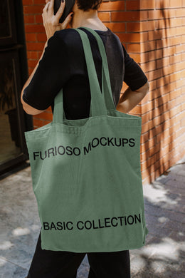 Tote Bag Mockup 09FM PSD mockup from the Basic Collection – FURIOSO