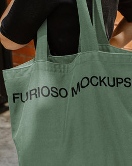Tote Bag Mockup 09FM PSD mockup from the Basic Collection – FURIOSO