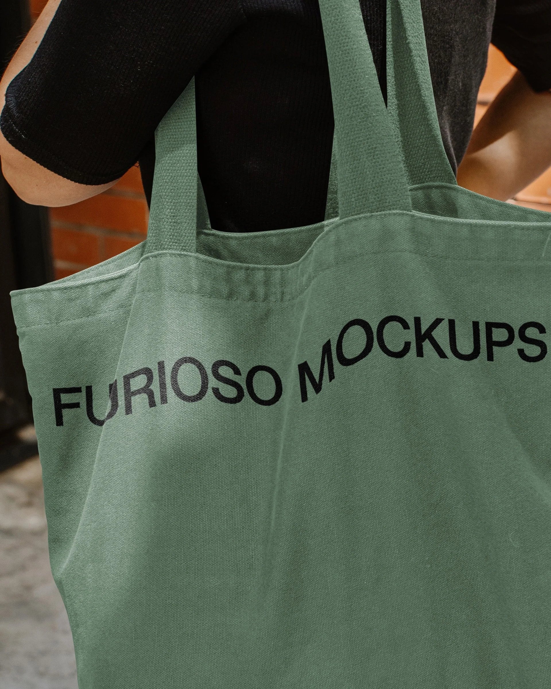 Tote Bag Mockup 09FM PSD mockup from the Basic Collection – FURIOSO