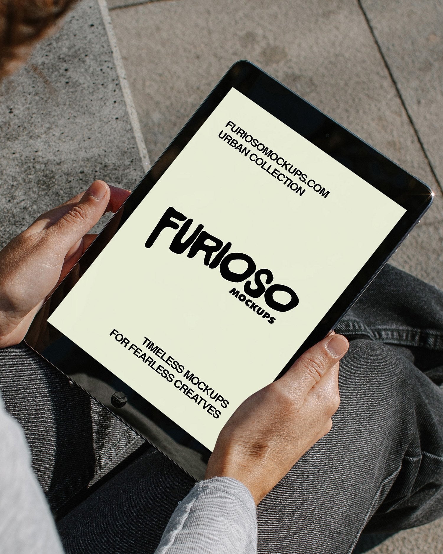 iPad Mockup 02UC PSD mockup from the Urban Collection – FURIOSO