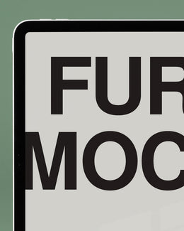 iPad Mockup 03FM PSD mockup from the Basic Collection – FURIOSO