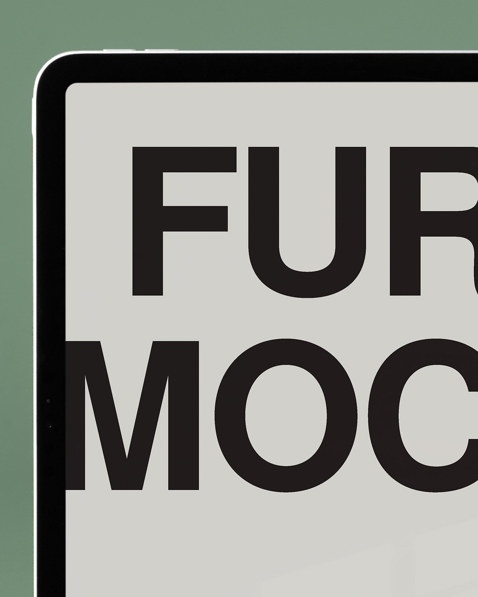 iPad Mockup 03FM PSD mockup from the Basic Collection – FURIOSO